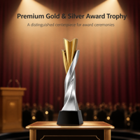 Nouveau Trophée Créatif en Résine 2026 – Design Haut de Gamme et Élégant pour Récompenses d'Entreprise, Distinctions d'Employés Exceptionnels, Cérémonies de Fin d'Année