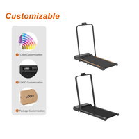Tapis de course électrique pliable et portable avec écran LED, en acier, programme d'exercice, vitesse réglable de 1 à 8 km/h, manuel