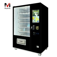 Distributeur automatique intelligent Android avec écran tactile 21,5 pouces, 60 canaux, paiement multi-mode, refroidisseur pour boissons et collations, idéal pour les bureaux