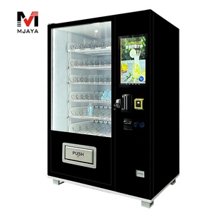 Distributeur automatique intelligent Android avec écran tactile 21,5 pouces, 60 canaux, paiement multi-mode, refroidisseur pour boissons et collations, idéal pour les bureaux - Product Image 1