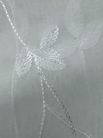 Tissu géotextile léger 100 % polyester écologique en gros, rideau semi-transparent de qualité supérieure, broderie tissée