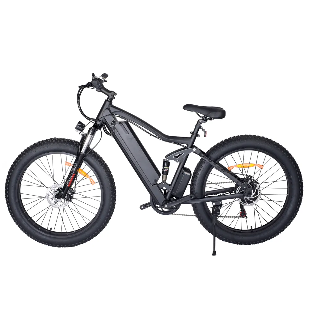 Tourwheel-bicicleta eléctrica de montaña de 26 pulgadas para adulto, ebike de aluminio con suspensión completa, neumático ancho de 750w