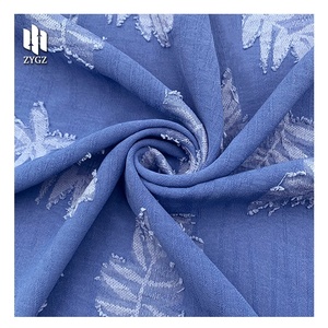 Tissu jacquard <span class=keywords><strong>Mimosa</strong></span> 100% polyester, doux et fluide, idéal pour chemises, jupes, pantalons et vêtements, vente en gros de tissus - Product Image 3