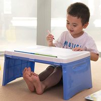 Bureau portable pliable pour enfants, personnalisable, avec espace de rangement, idéal pour l'étude, la maison, l'école, le dortoir, OEM disponible