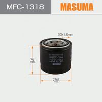 MASUMA MFC-1318 Premium Oil Filter Assembly Desain Tahan Lama Anti Bocor F20B CF5 K01945129