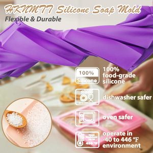 Moldes de Silicona Personalizados para Jabón Corporal, Múltiples Formas: Cuadrado, Ovalado, Patrón de Maíz, LFGB, Antiadherentes, Versátiles para Hacer Jabón Artesanal - Product Image 4