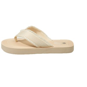 Pantoufles artisanales pour femmes, style bohème, à pampilles, plates, pour l'été et la plage - Product Image 5