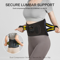 Ceinture de massage EMS professionnelle en tissu de plongée avec 16 niveaux d'intensité pour le soutien abdominal, idéale pour le sport et la récupération