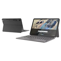 Komputer Laptop OS krom Snapdragon 128 GB Lenovo Chromebook Duet 3 Keyboard bahasa Inggris LPDDR4X-2133MHz 4 GB 2K