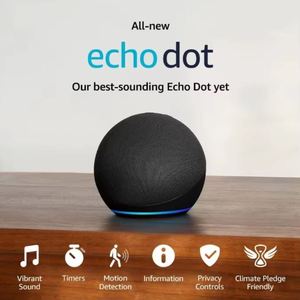 Altavoz Inteligente <span class=keywords><strong>Alexa</strong></span> <span class=keywords><strong>Echo</strong></span> Dot 5 con Control por Voz - Todos los Accesorios Incluidos - Product Image 5