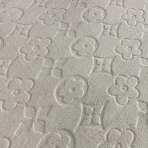 Rotoli di tessuto in pile di flanella da taglio a fogli di poliestere 100% di alta qualità per materassi tessili per la casa