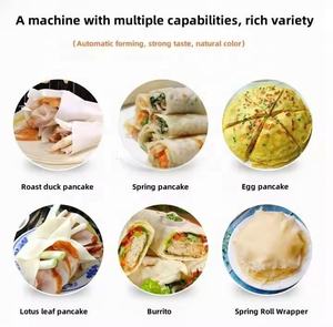 Machine à rouler les rouleaux d'oeufs Feuille de samosa faisant la machine Prix Lumpia Wrapper Machine Home Use - Product Image 2