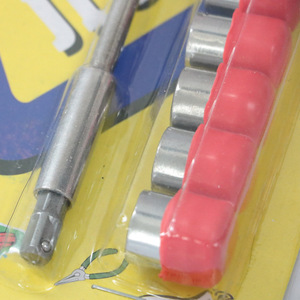 Js Screwdriver Set 10pc T-Handle 1/4 In Socket Combination Household Manual Tool Kit Steel Magnetic - Product Image 3