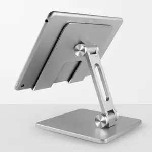 High Quality Aluminum Foldable Adjustable Desk Bracket PC Stand Mobile Cell Phone Holder Tablet Mount