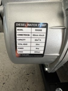 Pompe à eau diesel pour l'irrigation agricole haute pression de 2/3/4/6 pouces - Product Image 6