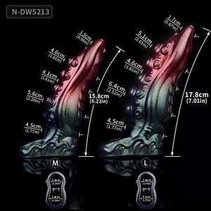 NNSX Funda de silicona hueca para pene, extensor de dildo, anillo para el pene, juguetes sexuales reutilizables para hombres - Product Image 2
