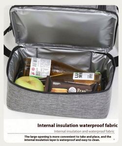 Sac isotherme double couche en tissu épais avec feuille d'aluminium pour le transport de biberons de lait maternel en extérieur - Product Image 3