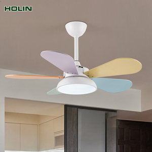 Điều khiển từ xa DC động cơ hiện đại 42 inch rắn bằng gỗ LED Home Nordic Trung Quốc quạt gió với ánh sáng - Product Image 4