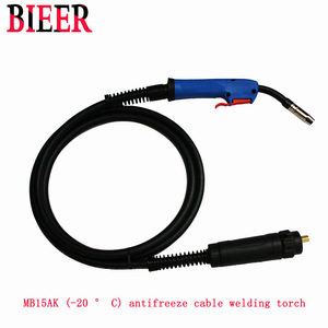Bieer Mb15ak Welding Torch 3M Co2 Gas Shielded Welding Cable Straight Type - Product Image 4