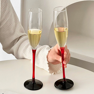 Copas de Champán de Cristal Hechas a Mano al por Mayor, Copas para Vino Tinto y Vino <span class=keywords><strong>Dulce</strong></span> para Uso en Restaurantes, Hoteles y Bares - Product Image 6