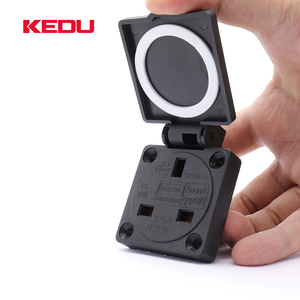 KEDU S230E-8 Hot Sale British IP54 13A 250V UK Waterproof Socket With Intertek Certificate