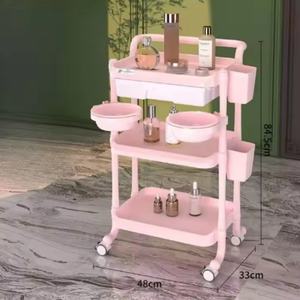 Carrito de Peluquería con Ruedas, Carro de Metal para Salón de Belleza, Venta Caliente - Product Image 1