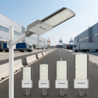 Éclairage extérieur pour parkings publics et routes commerciales, IP65, en aluminium moulé sous pression, 50W, 100W, 150W, 200W, 300W, lampadaire LED Philips