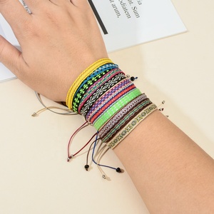 Vòng Tay Dân Tộc Bán Buôn ZMZY, Vòng Tay Handmade Điều Chỉnh Được Bãi Biển Mùa Hè Boho - Product Image 4