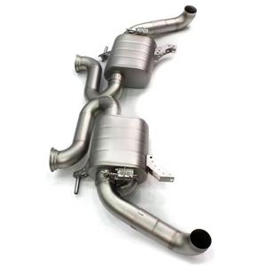 Système d'échappement sport de performance Valvetronic pour <span class=keywords><strong>Audi</strong></span> <span class=keywords><strong>R8</strong></span> <span class=keywords><strong>V8</strong></span> 4.2 en acier inoxydable 304 1.5mm poli miroir, <span class=keywords><strong>prix</strong></span> d'usine - Product Image 2