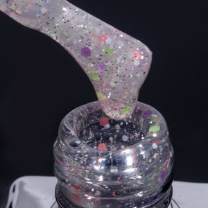 OEM Couche de finition à paillettes de couleur avec logo personnalisé <span class=keywords><strong>Vernis</strong></span> à ongles en gel <span class=keywords><strong>Semi</strong></span>-<span class=keywords><strong>Permanent</strong></span> UV Paillettes Finition en <span class=keywords><strong>poudre</strong></span> Soak-Off Soak Base Coat - Product Image 5