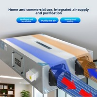 Système d'échange de chaleur total pour air frais ; Ventilateur intégré à double flux pour résidentiel/hôtel/commercial ; Ventilation à fonctionnement silencieux