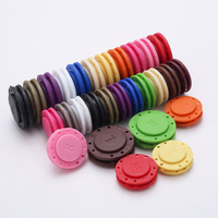 Mousqueton magnétique à dos plat, plastique nylon pour vêtements, textiles et accessoires de mode
