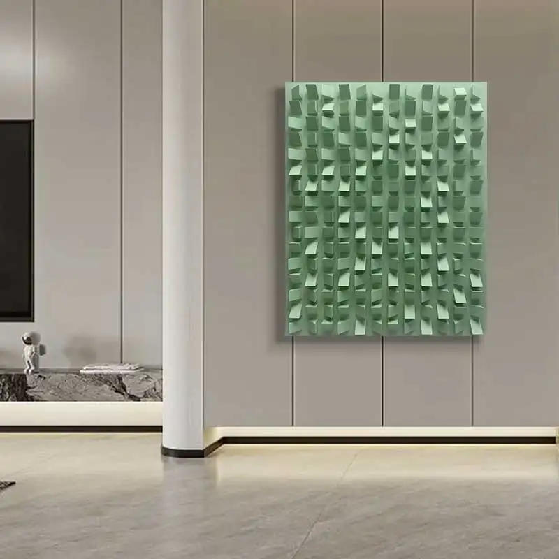 JZ 홈 장식 대형 매직 나무 조각 그림 추상 삽화 3D 나무 벽 예술