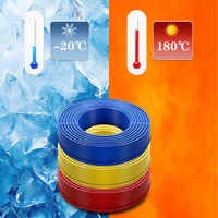 200 ℃   Cable de Bujía de Silicona Resistente al Calor 3kv 5kv, Cable de Encendido de Silicona de Alto Voltaje para Motor de Generador