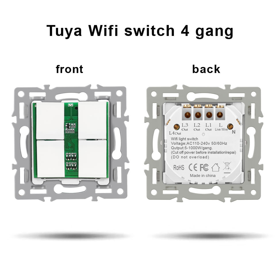 Tuya Wifi interrupteur 4gang_