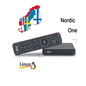 Meilleur <span class=keywords><strong>Tvip</strong></span> 605 SE Scandinavie Suède Norvège Finlande Danemark Box TV Android & Linux OS Dual WiFi Nordic One Smart 4K Boîtier Décodeur - Product Image 3