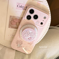 Coque de téléphone magnétique scintillante pour Apple 17 Promax 16 avec figurines florales, compatible iPhone 13 et iPhone 15 14, coque souple