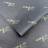 Papier de soie personnalisé haut de gamme avec impression de logo, papier d'emballage, design gratuit pour l'emballage de chaussures et de vêtements haut de gamme