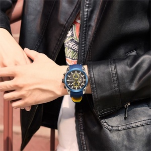 Relojes MEGIR 2144 para Hombre, Reloj de Pulsera Deportivo con Correa de Silicona, Cronógrafo para Hombre - Product Image 6