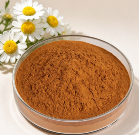 Food Grade Feverfew Flower Extract 10:1 Powder, Containing Parthenolide, Vacuum Packed in Drum