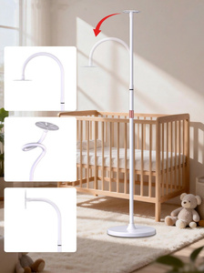 Support de sol universel réglable en fer massif robuste pour moniteur bébé, compatible avec VTech Momcozy <span class=keywords><strong>Motorola</strong></span> - Product Image 4