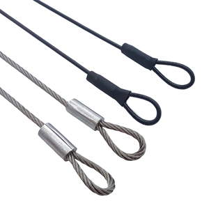 حبل تجميع سلك عالي القوة مطلي بالبولي إيثيلين/البولي فينيل كلوريد للبيع من المصنع مباشرة بحلقة - Product Image 3