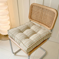 Nouvelle coussinette carrée d'hiver épaissie pour chaise de salle à manger, coussin de siège pour étudiants, coussin de chaise de bureau