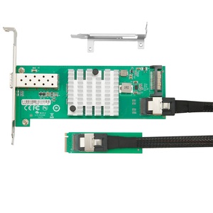 Tarjeta de red de fibra SFP+ de 10G con puerto único M.2 JL82599EN Adaptador Ethernet con cable para escritorio M.2 - Product Image 6