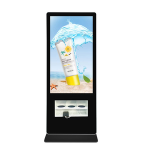 43 55 inch Điện thoại không dây sạc kiosk <span class=keywords><strong>LCD</strong></span> Máy nghe nhạc quảng cáo kiosk với 5PC không dây sạc Pads 2.4mAh tốc độ sạc - Product Image 6
