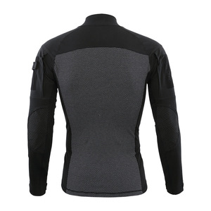 Logotipo personalizado para <span class=keywords><strong>hombre</strong></span> Rana desgaste botón al por mayor negro Multicam asalto combate Polo ropa táctica camisetas para hombres de <span class=keywords><strong>manga</strong></span> <span class=keywords><strong>larga</strong></span> - Product Image 3