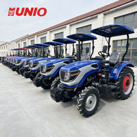 Tracteur agricole à roues thermorésistant pour unité diesel, idéal pour la culture des cultures en terres agricoles tropicales sèches et défrichées, avec fonction de labour rotatif