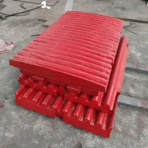 Guss backen platten aus hohem Mangan stahl Bewegliche Backen brecher teile für Shanbao 250x1200