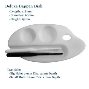 Usa e getta di Vetro <span class=keywords><strong>Dappen</strong></span> Piatto Tazza di Miscelazione per la Nail Art Ciglia Tinta Uso Dentale - Product Image 6