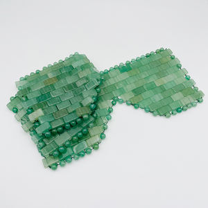 Masque en jade rose naturel pour le visage, apaisant et relaxant, pour un sommeil réparateur - Product Image 5